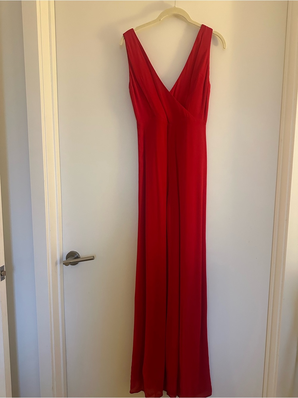 Red reformation jumpsuit